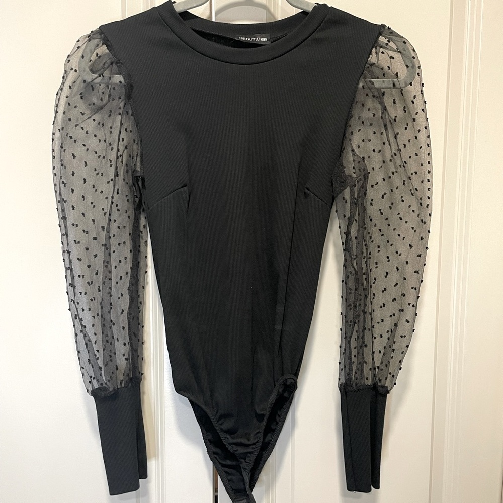Women's Black Bodysuit